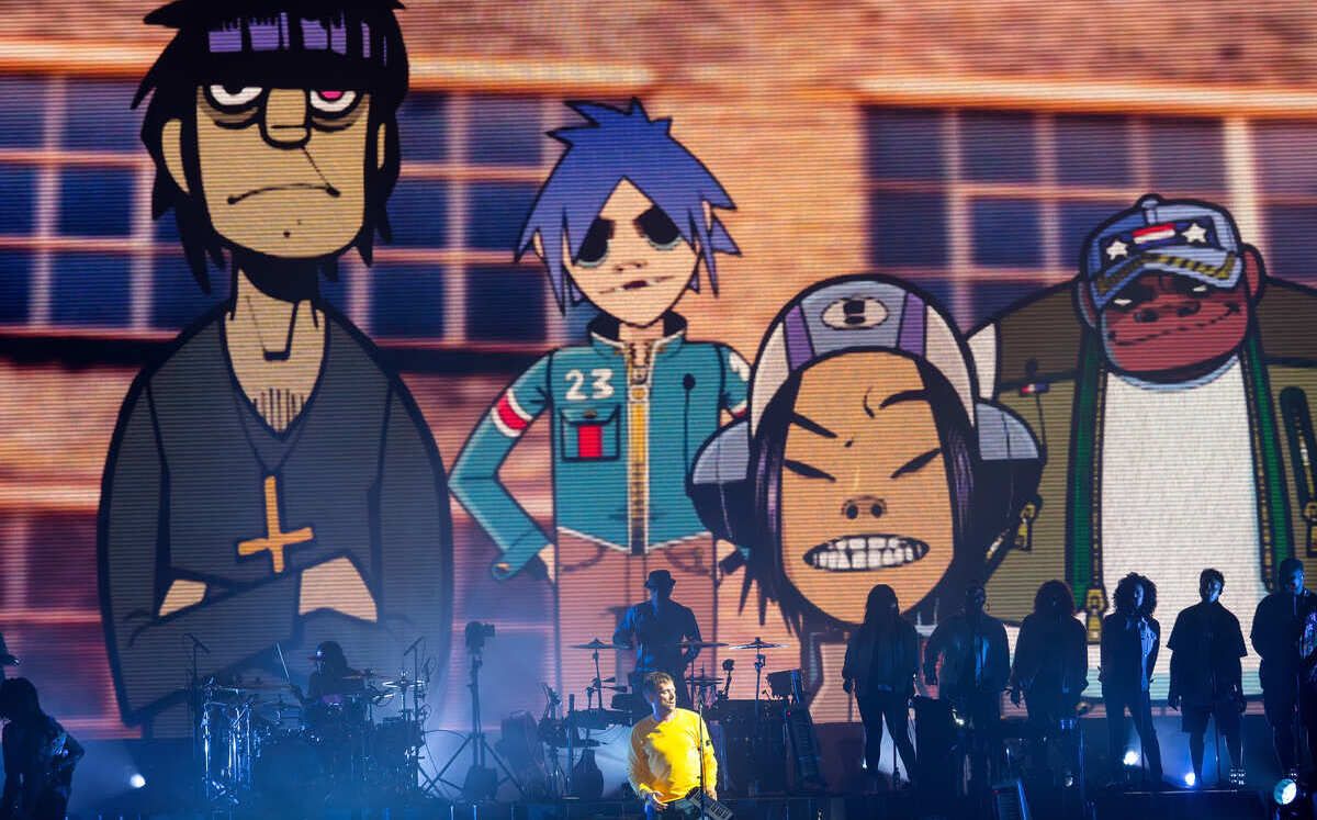 Gorillaz toca por primera vez en Guadalajara con The Mountain Tour