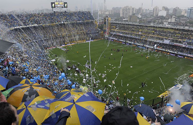 Boca Juniors vs U Católica con Stadibox en La Bombonera